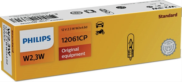 Bec, Lumini Interioare; Bec, Lumina Portiera; Bec Incandescent; Bec, Lumina Aditionala Frana; Bec, Lumina Securitate Usa; Bec, Lumina Usa Philips Krone 12061CP