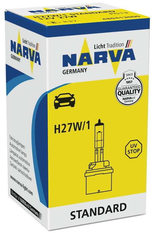 Bec Narva H27W/1 12V 27W PG13 48041