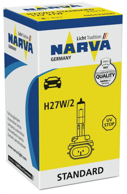 Bec Narva H27W/2 12V 27W PGJ13 48042
