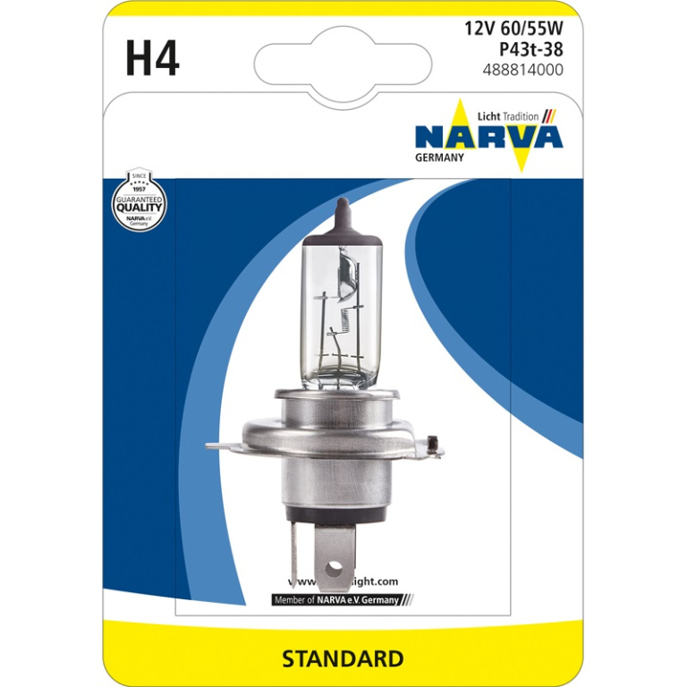 Bec Narva H4 12V 60/55W Blister 48881NVAB1