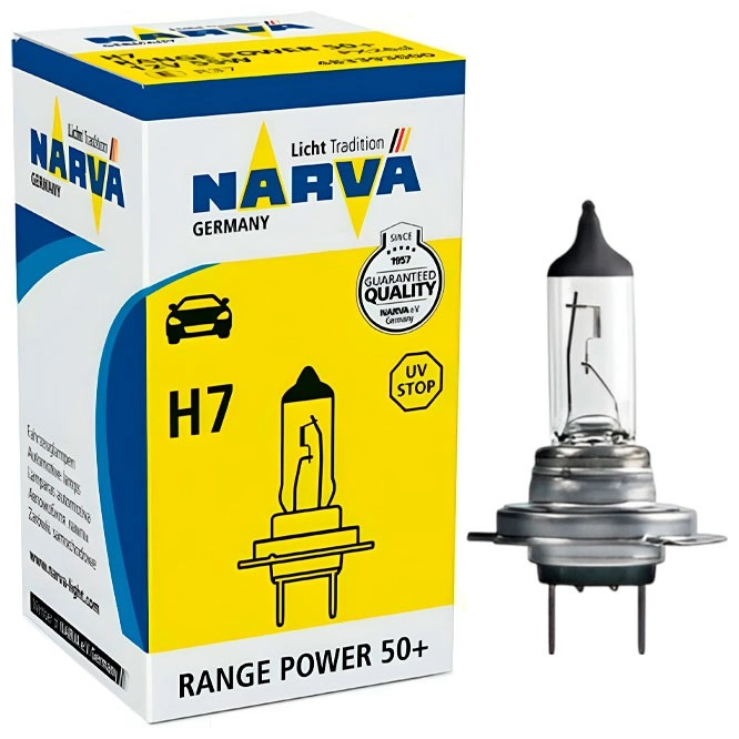 Bec Narva H7 12V 55W Range Power 50+ 48339RPNVAC1