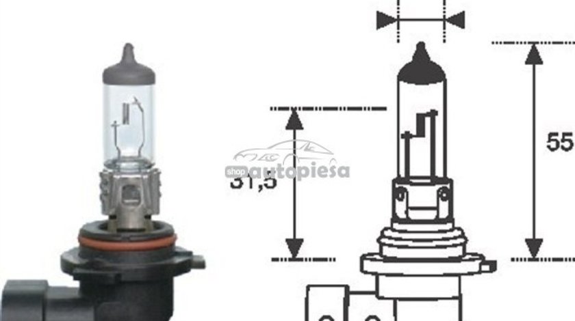 Bec Narva HB4 12V 51W 480063000 piesa NOUA