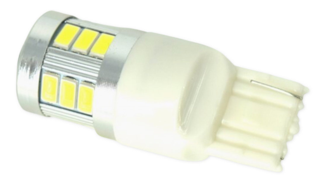 Bec O Faza T20 7440 / 5630 18SMD CanBus 9V-30V Nonpolar Lumina Alba JSUN20 090817-13