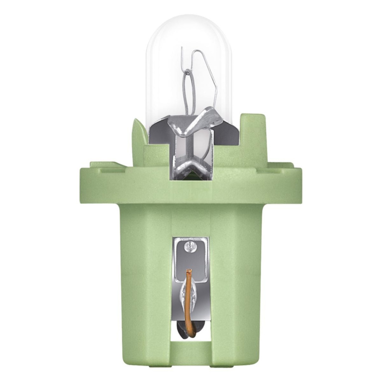 Bec Osram BX8.5D 12V 2W Soclu Verde Deschis 2722MFX