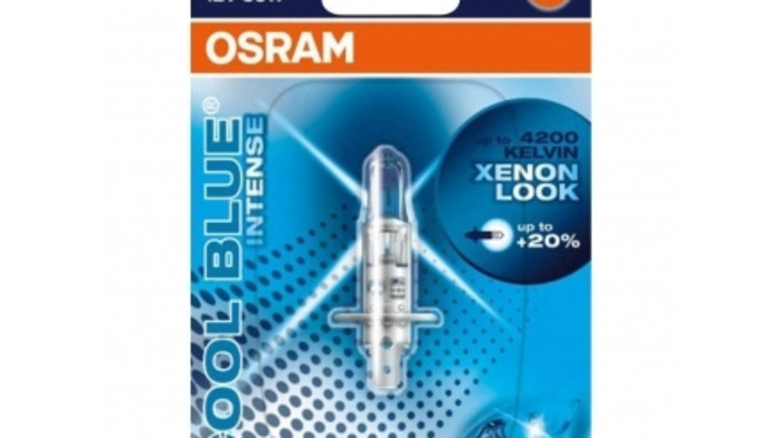 Bec Osram Cool Blue Intense H1 12V 55W cod intern: OSR64150CBI-01B