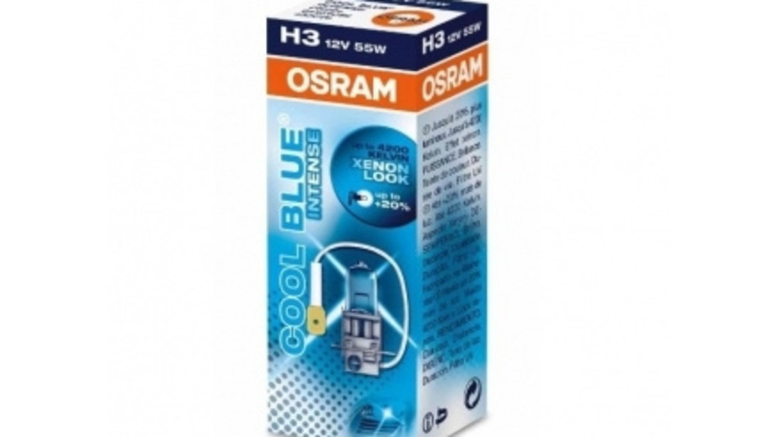 Bec Osram Cool Blue Intense H3 12V 55W cod intern: OSR64151CBI