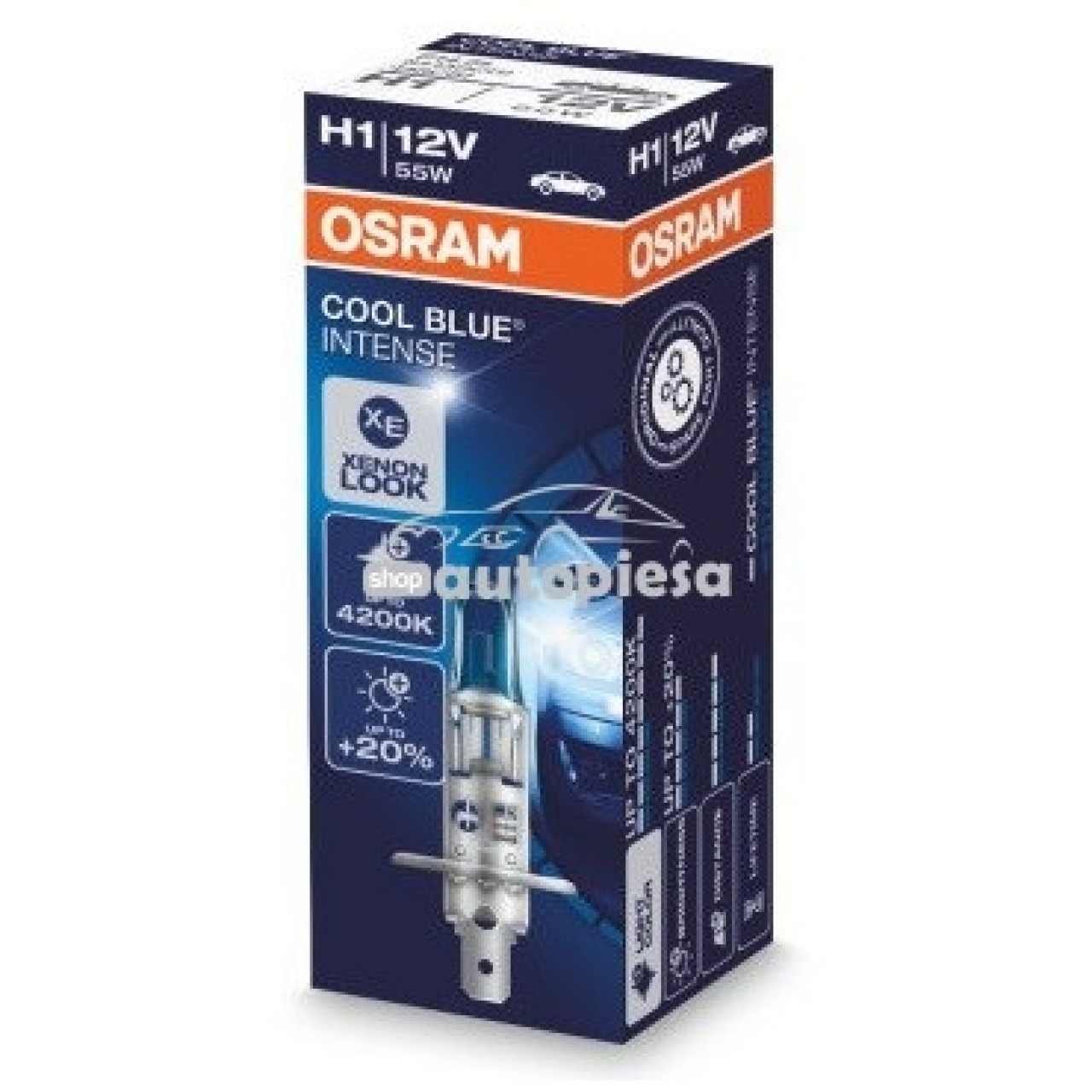 Bec Osram H1 Cool Blue Intense 12V 55W 64150CBI piesa NOUA