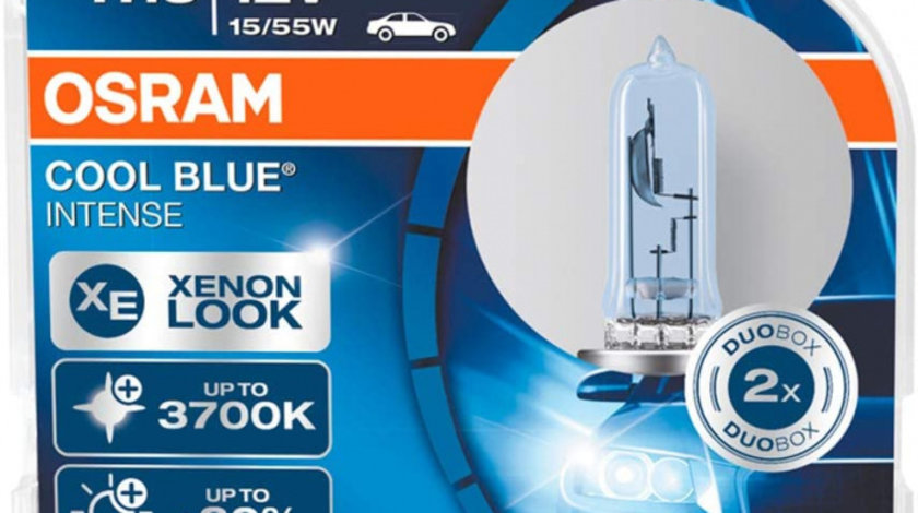 Bec Osram H15 12V 55/15W Cool Blue Intense 64176CBI-HCB Set 2 Buc