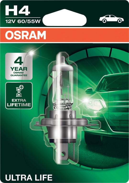 Bec Osram H4 12V 60/55W Ultra Life Blister 1 Buc 64193ULT-01B