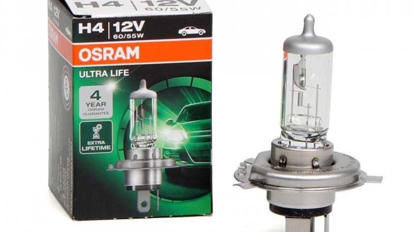 Bec Osram H4 P43T 12V 60/55W Ultra Life 64193ULT