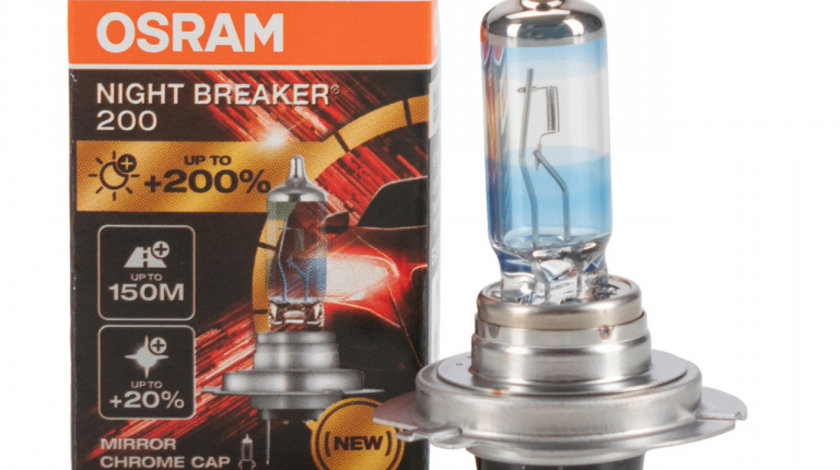 Bec Osram H7 12V 25W Night Breaker 200 PX26d +200% 64210NB200