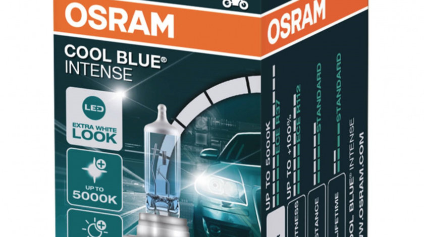 Bec Osram H7 12V 55W Cool Blue Intense Next Generation Extra White Look 5000K +100% 64210CBN