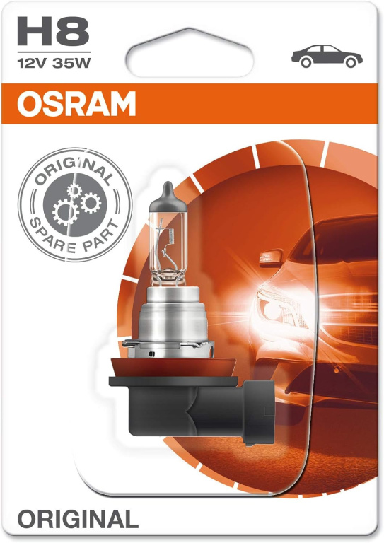 Bec Osram H8 12V 35W Original Blister 1 Buc 64212-01B