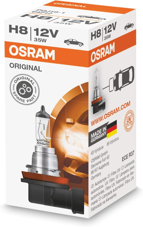 Bec Osram H8 12V 35W PGJ19-1 Original 64212