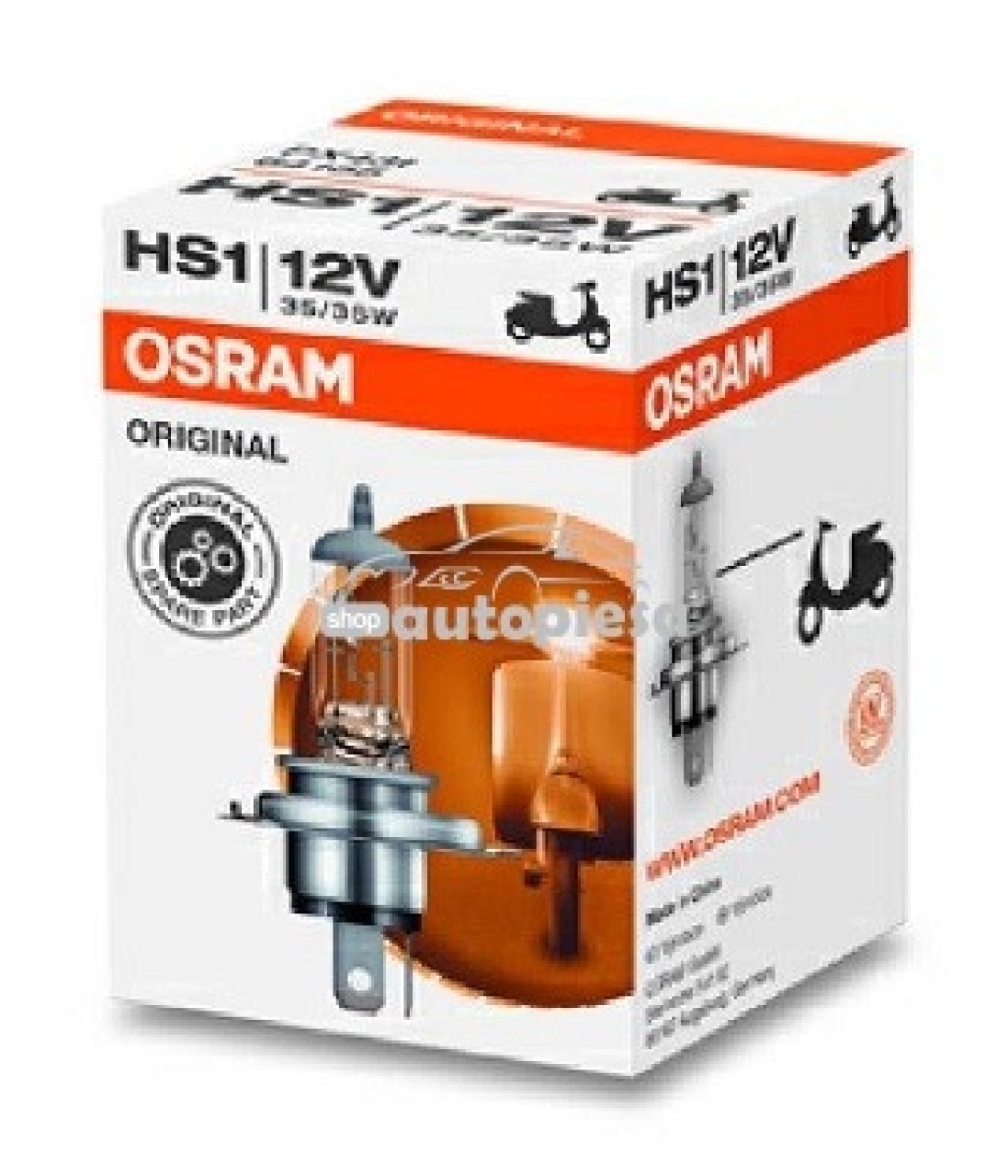 Bec Osram HS1 12V 35/35W 64185 piesa NOUA