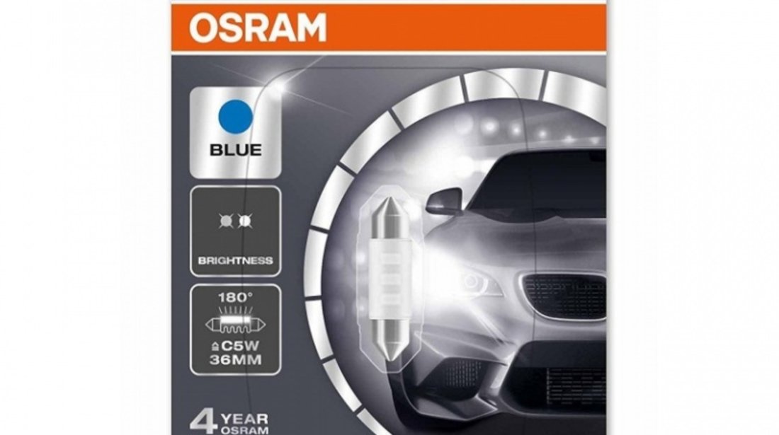 Bec Osram Ledriving C5W 12V 0.5W 6000K 6436BL-01B