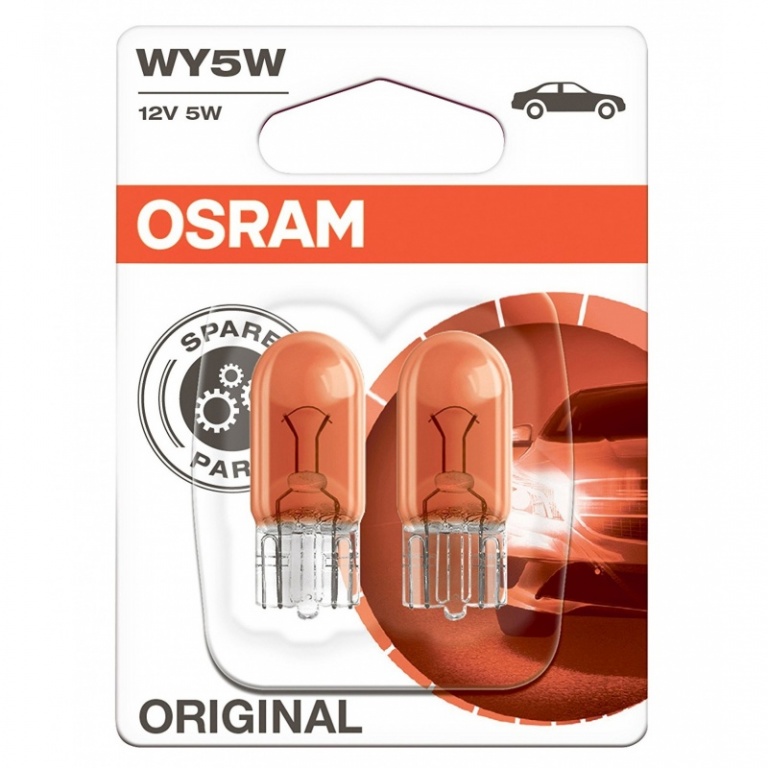 Bec Osram WY5W 12V 5W W2.1X9.5D Set 2 Buc 2827-02B