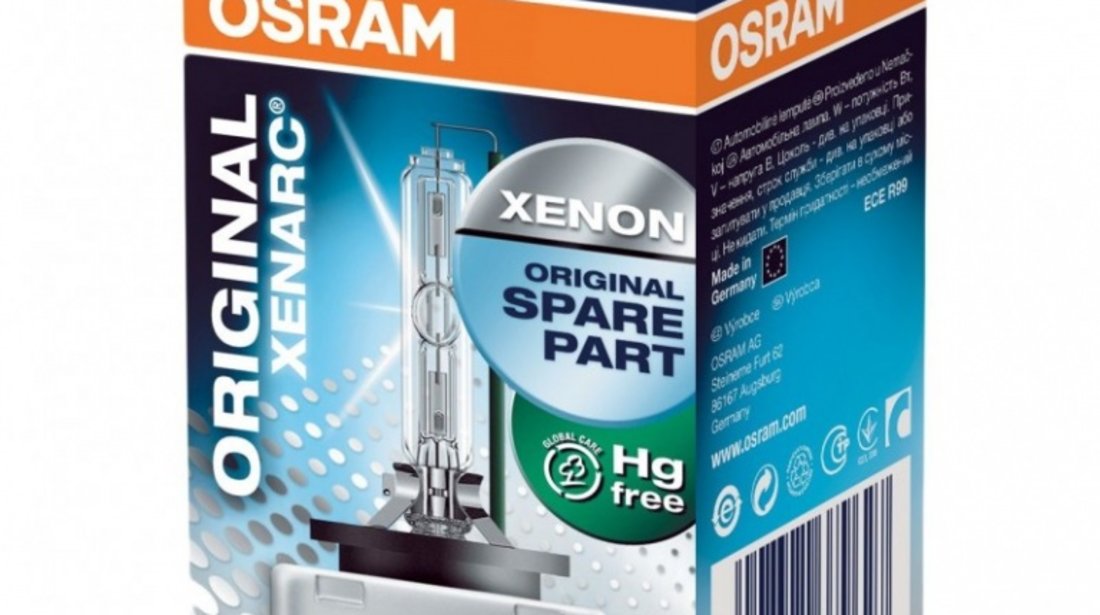 Bec Osram Xenon D3S Original Xenarc 6000K 35W 66340