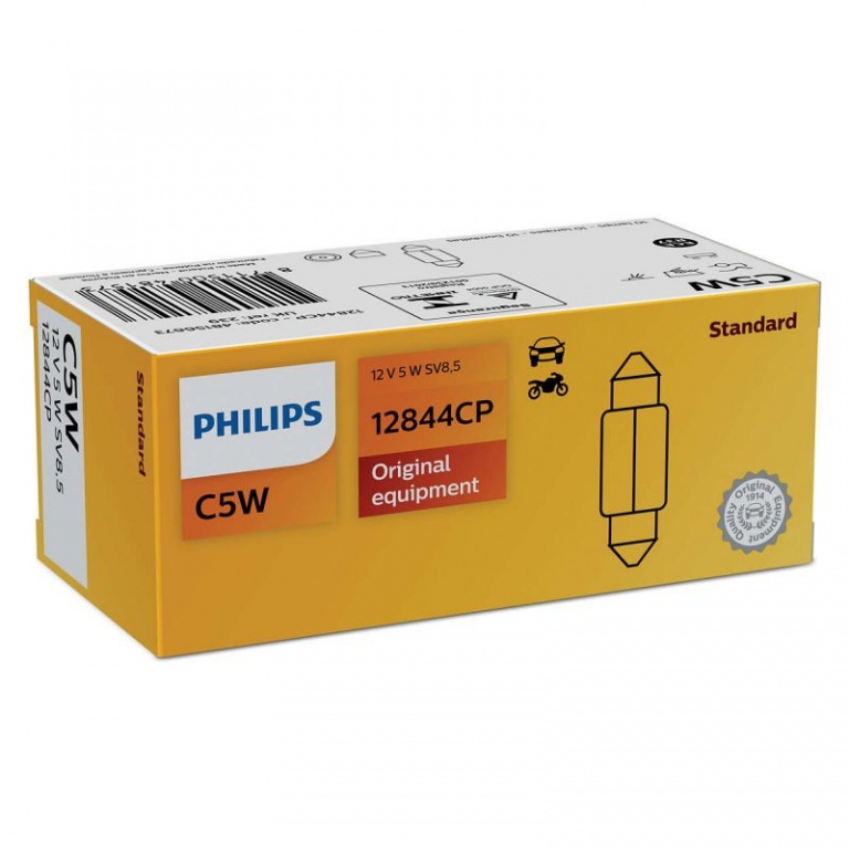 Bec Philips C5W 36MM 12W 5W 12844CP