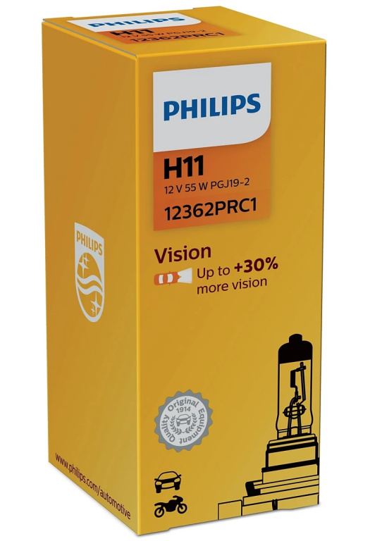 Bec Philips H11 12V 55W Vision Cutie 12362PRC1