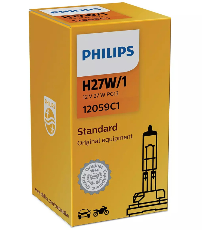 Bec Philips H27W/1 12V 27W PG13 Vision 12059C1