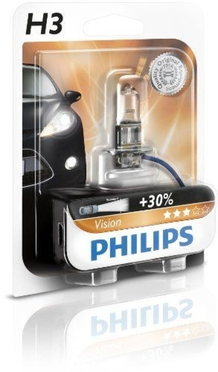Bec Philips H3 Vision 12V 55W 12336PRB1 piesa NOUA