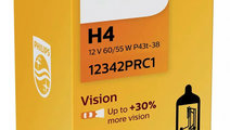 Bec Philips H4 P43T 12V 60/55W Vision +30% 12342PR...