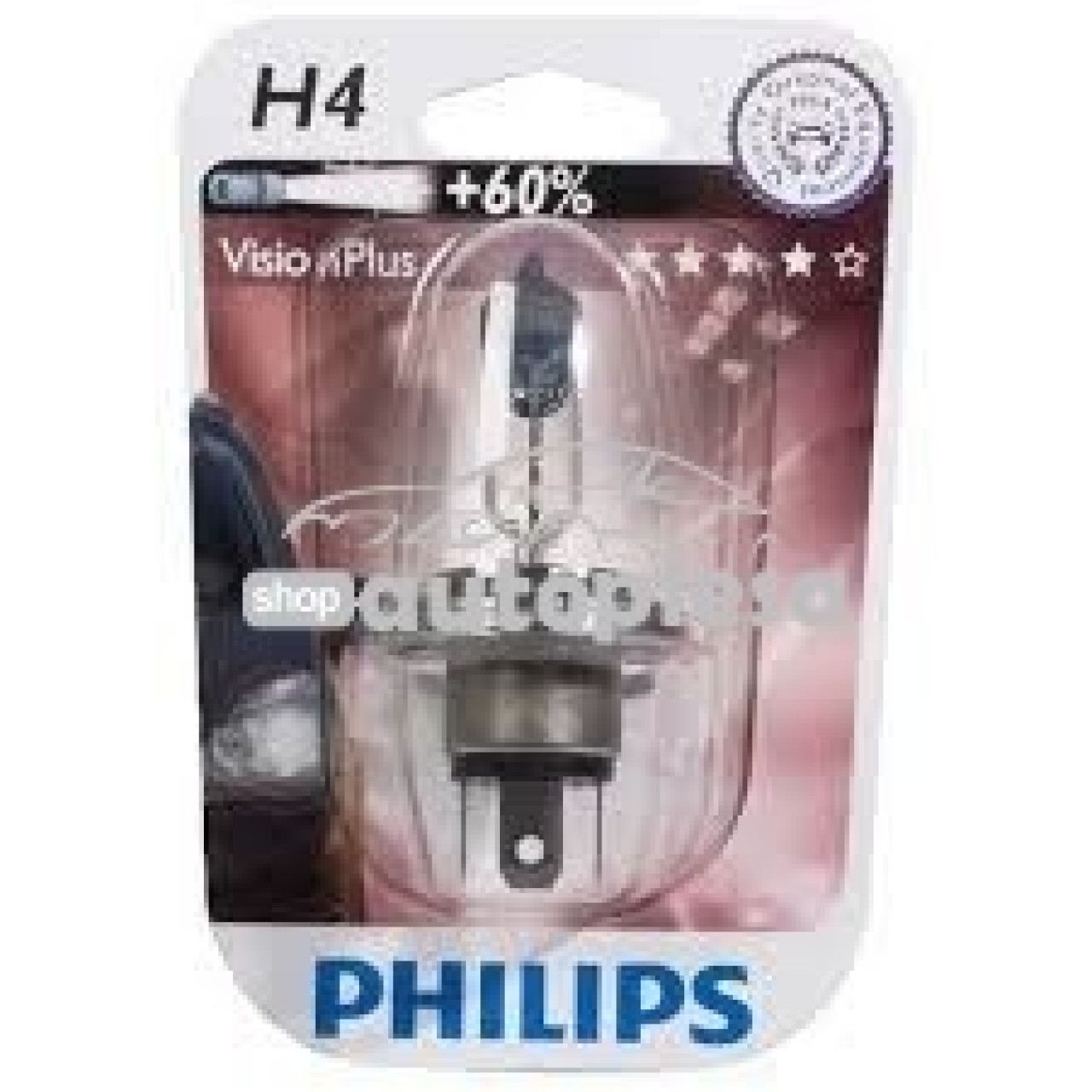 Bec Philips H4 Vision Plus 12V 60/55W 12342VPB1 piesa NOUA