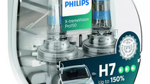 Bec Philips H7 12V 55W Xtremevision +150% Set 2 Bu...