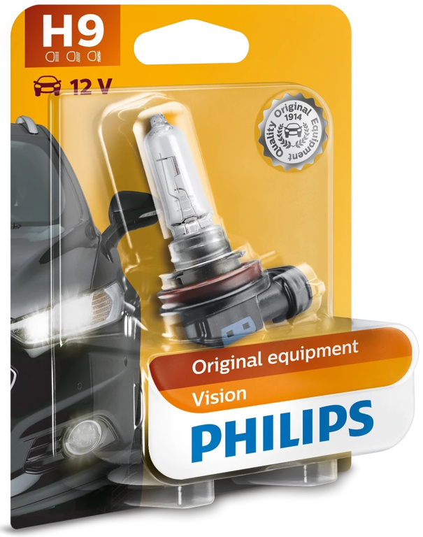 Bec Philips H9 12V 65W Pgj19-5 Vision 12361B1