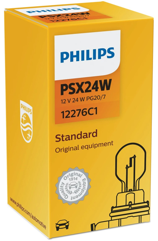 Bec Philips PSX24W 12V 24W Pentru Logan Facelift Cutie 12276C1