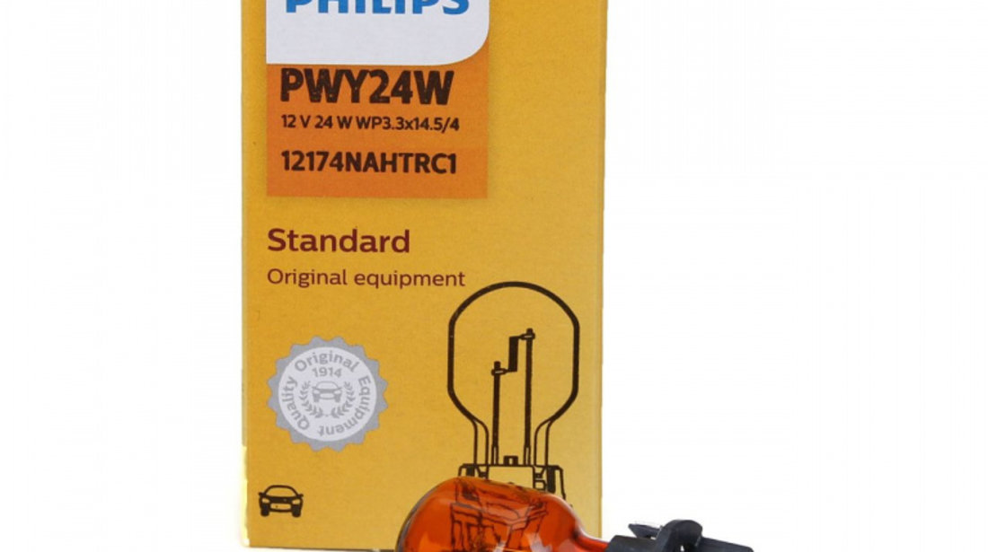 Bec Philips PWY24W 12V 24W WP3 3x14,5/4 12174NAHTRC1