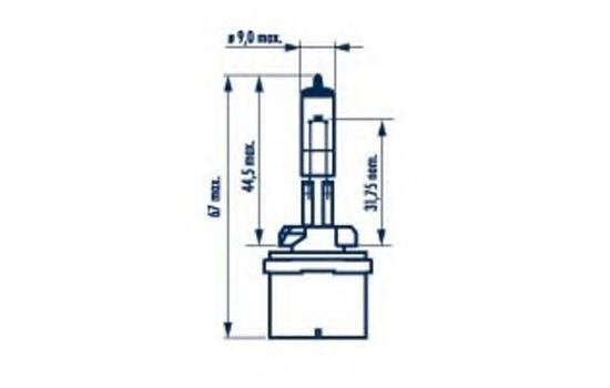 Bec, proiector ceata CHEVROLET LACETTI (J200) (2003 - 2016) NARVA 48041 piesa NOUA