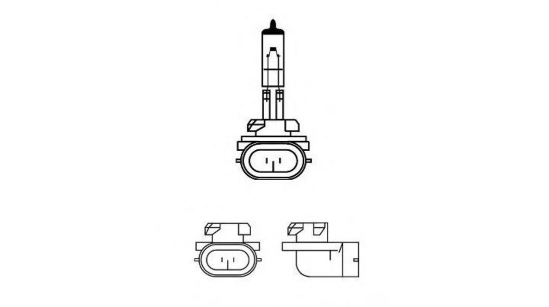 Bec proiector ceata Hyundai TUCSON (JM) 2004-2010 #2 12060C1