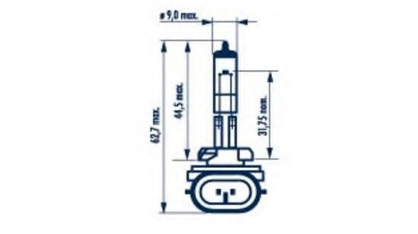 Bec, proiector ceata HYUNDAI TUCSON (JM) (2004 - 2010) NARVA 48042 piesa NOUA