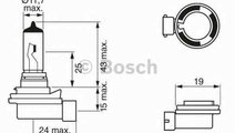 Bec, proiector ceata SMART FORFOUR (454) BOSCH 1 9...