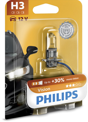 BEC PROIECTOR H3 12V VISION (blister) PHILIPS 12336PRB1 PHILIPS