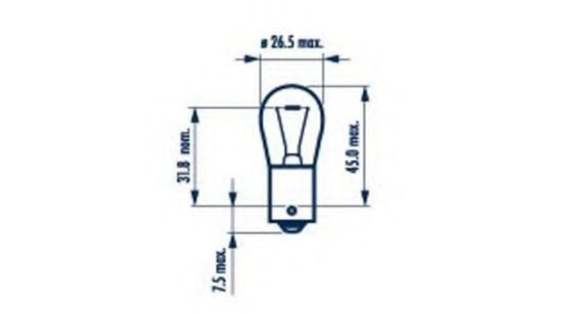 Bec, semnalizator ALFA ROMEO 155 (167) (1992 - 1997) NARVA 17635 piesa NOUA