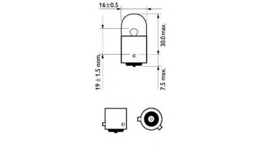 Bec semnalizator Audi AUDI A3 Cabriolet (8V7) 2013-2016 #2 12093NACP