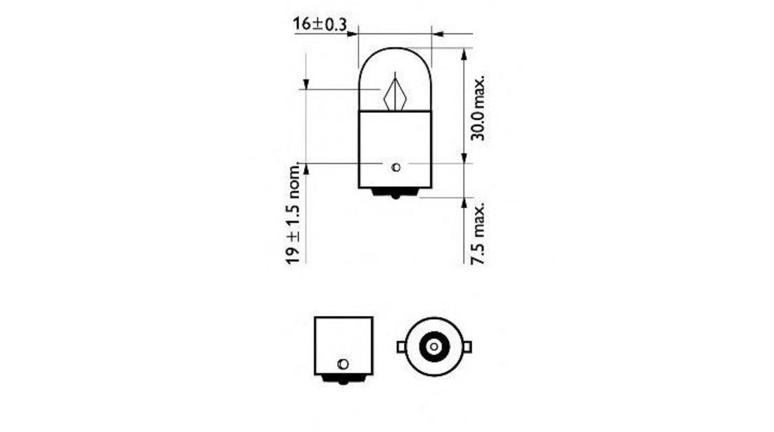 Bec semnalizator Citroen C15 (VD-_) 1984-2005 #2 12821CP