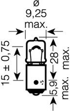 Bec, semnalizator FORD FOCUS (DAW, DBW) (1998 - 2007) OSRAM 64132 piesa NOUA