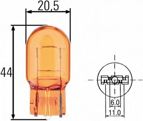 Bec, semnalizator HONDA CR-Z (ZF1) (2010 - 2016) HELLA 8GP 009 021-002 piesa NOUA