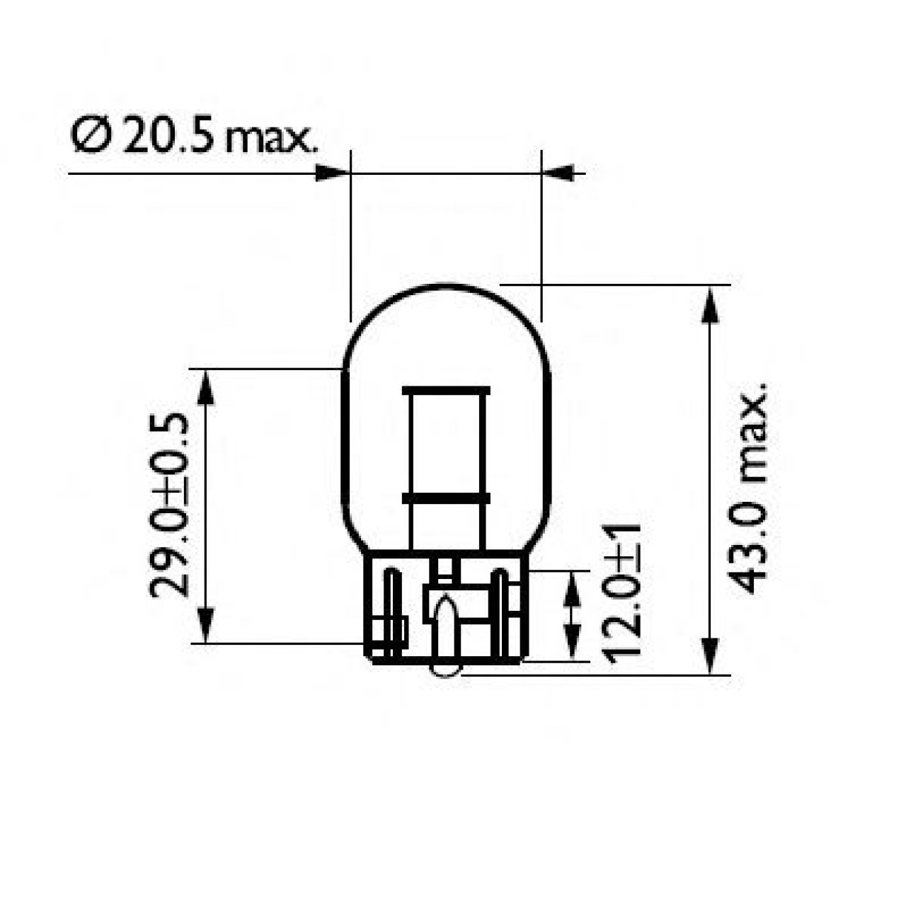 Bec, semnalizator LANCIA THEMA (LX) (2011 - 2016) PHILIPS 12071B2 piesa NOUA