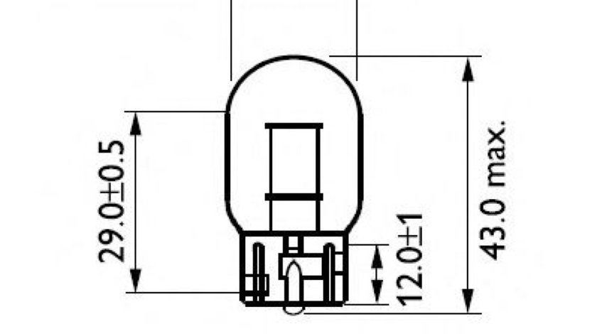 Bec, semnalizator LEXUS LS (UCF20) (1994 - 2000) PHILIPS 12065B2 piesa NOUA