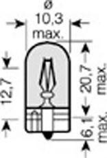 Bec, semnalizator ROVER 45 (RT) (2000 - 2005) OSRAM 2827DC-02B piesa NOUA