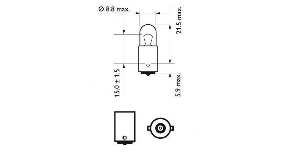 Bec semnalizator Volkswagen VW PASSAT Variant (32B) 1980-1989 #2 12929B2