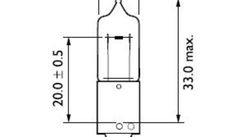 Bec, semnalizator VOLVO S60 II (2010 - 2016) PHILIPS 12146CP piesa NOUA