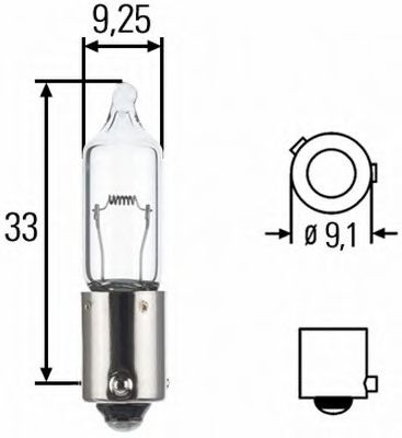 Bec, semnalizator VOLVO XC70 II (2007 - 2016) HELLA 8GH 008 417-001 piesa NOUA