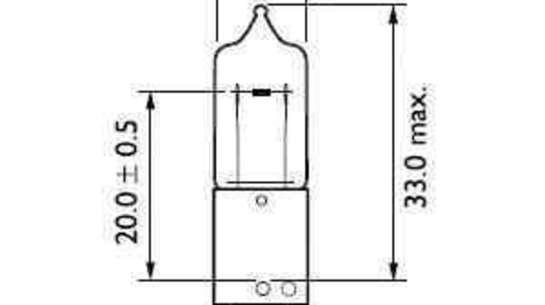 Bec, semnalizator VW GOLF IV (1J1) Producator PHILIPS 12356CP