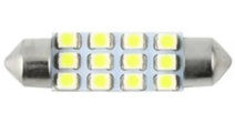 Bec Sofit 12 Led SMD Lumina Alba 24V ( 11x39MM ) (...